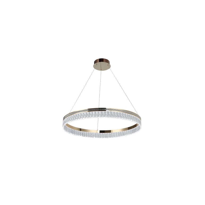 Dimējams LED kristāla lustrs uz troses THALIA LED/55W/230V 3000-6000K Ø 80 cm + tālvadības pults