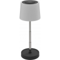 LED dimējama skārienjūtīga uzlādējamā galda lampa āra lietošanai LED/2W/5V IP44 1200 mAh pelēka