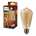 LED dimējama spuldze VINTAGE Philips ST64 E27/7,3W/230V 2200K CRI 90