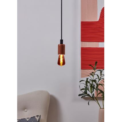 LED dimējama spuldze VINTAGE ST48 E27/4W/230V 2000K sarkana - Eglo 110199