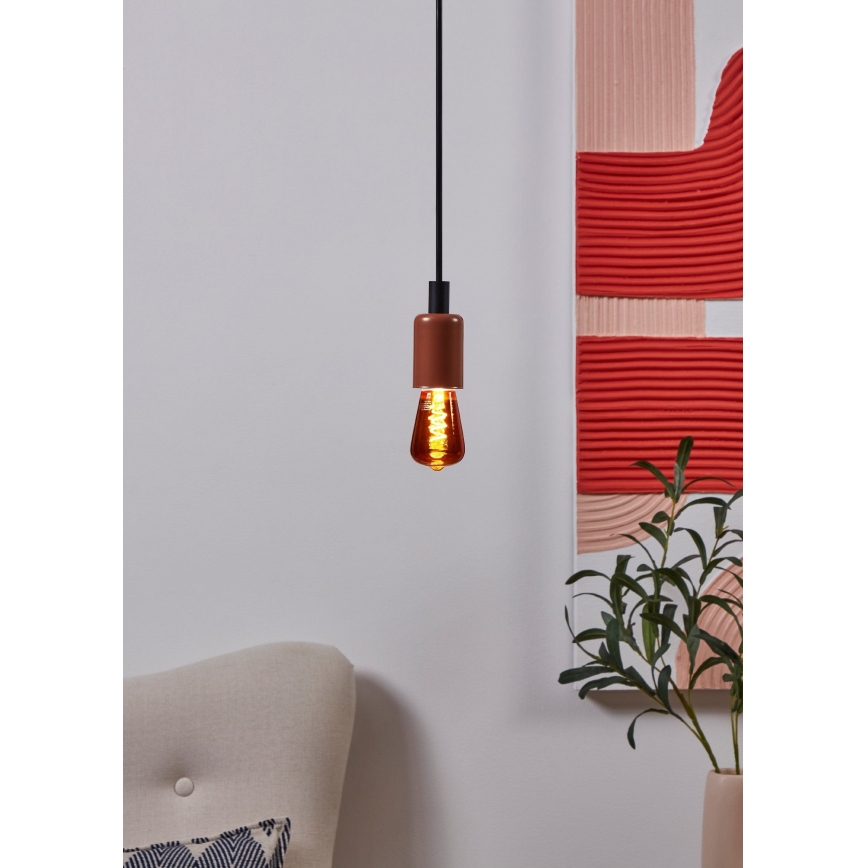 LED dimējama spuldze VINTAGE ST48 E27/4W/230V 2000K sarkana - Eglo 110199