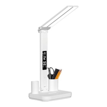 LED dimējama uzlādējamā galda lampa NOBLITE P LED/5W/5V 3000/4000/6000K 2200 mAh balta