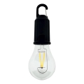 LED dimējams āra piekaramais uzlādējamais gaismeklis LED/3W/5V 400 mAh IP44