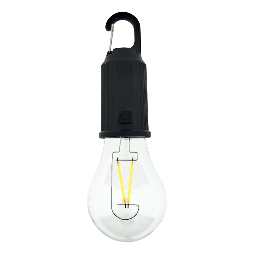 LED dimējams āra piekaramais uzlādējamais gaismeklis LED/3W/5V 400 mAh IP44