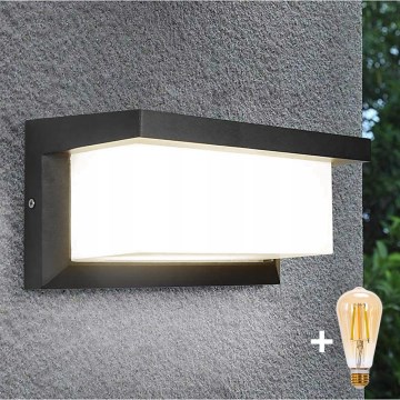 LED dimējams āra sienas gaismeklis NEELY 1xE27/6W/230V 2700-6500K IP54 antracīts
