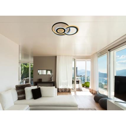 LED dimējams griestu gaismeklis LED/95W/230V 3000-6500K + tālvadība