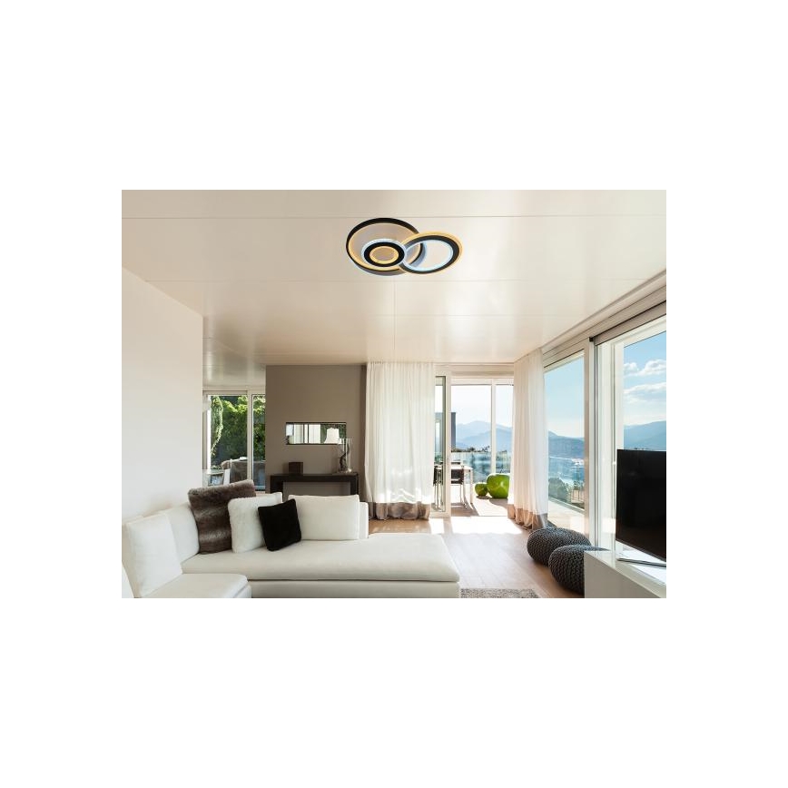 LED dimējams griestu gaismeklis LED/95W/230V 3000-6500K + tālvadība