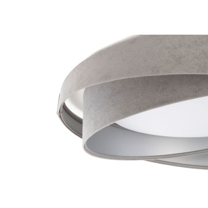 LED dimējama griestu lampa SMART GALAXY MODERN LED/24W/230V 3000-6500K Ø 55 cm pelēka/sudraba + ar tālvadības pulti