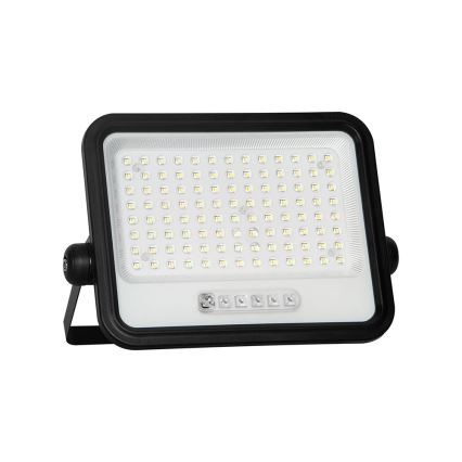 Regulējams LED saules prožektors LED/200W/3,2V 2000-8000K IP65 10000 mAh melns + tālvadības pults