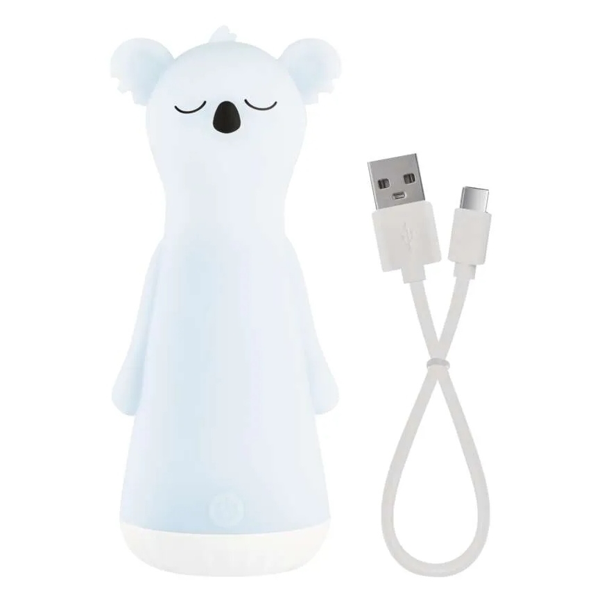 LED dimējams uzlādējams bērnu lukturītis ar naktsgaismu (2 vienā) — 3,7 V, 1200 mAh