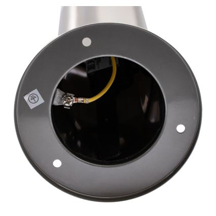 LED dimējama āra lampa LIVIA 1xE27/6W/230V 2700-6500K Wi-Fi 100 cm IP44 sudraba