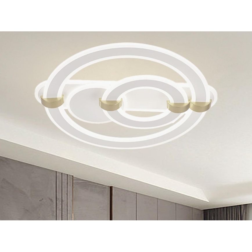 LED dimmējama griestu lampa LED/120W/230V 3000-6500K + tālvadība