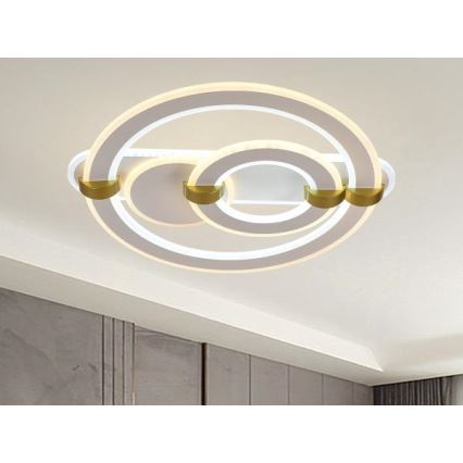 LED dimmējama griestu lampa LED/120W/230V 3000-6500K + tālvadība