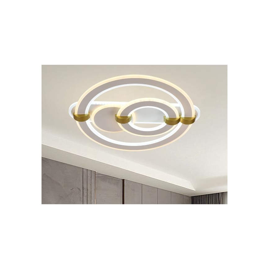 LED dimmējama griestu lampa LED/120W/230V 3000-6500K + tālvadība