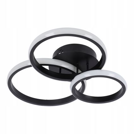 LED dimmējams griestu gaismeklis LED/70W/230V 3000-6500K melns + tālvadības pults