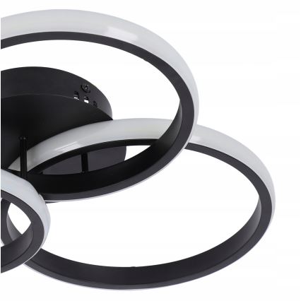 LED dimmējams griestu gaismeklis LED/70W/230V 3000-6500K melns + tālvadības pults