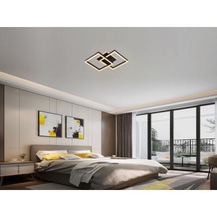 LED dimmējama griestu lampa LED/80W/230V 3000-6500K ar tālvadības pulti