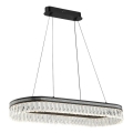 LED dimmējama kristāla lustra uz troses THALIA LED/50W/230V 3000-6000K + tālvadība