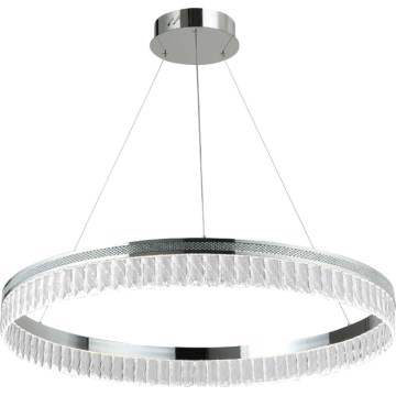 LED dimmējama kristāla lustra uz troses THALIA LED/55W/230V 3000-6000K Ø 80 cm + tālvadības pults