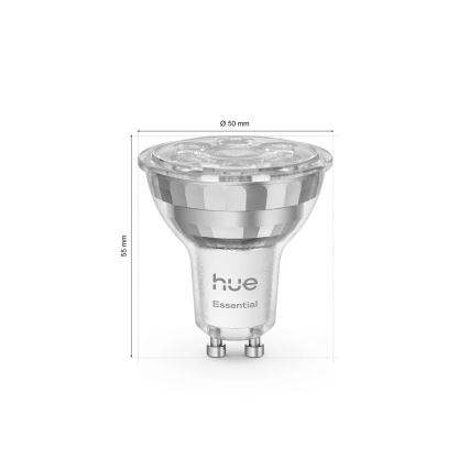 LED aptumšojama spuldze Philips Hue White And Color Ambiance Essential GU10/4,7W/230V 2200-6500K