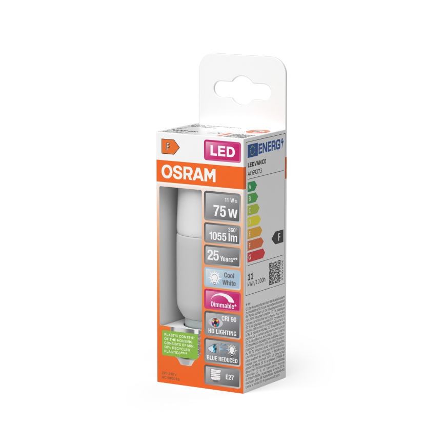 LED dimmējama spuldze STICK E27/11W/230V 4000K CRI 90 - Osram