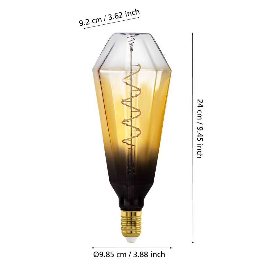 LED dimmējamā spuldze VINTAGE E27/4W/230V 1700K bēša - Eglo 110236
