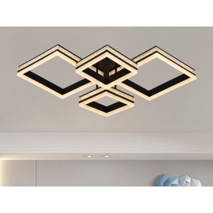 LED dimmējama virsmas uzstādāma griestu lustra LED/175W/230V 3000-6500K + tālvadības pults