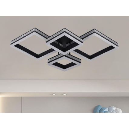 LED dimmējama virsmas uzstādāma griestu lustra LED/175W/230V 3000-6500K + tālvadības pults