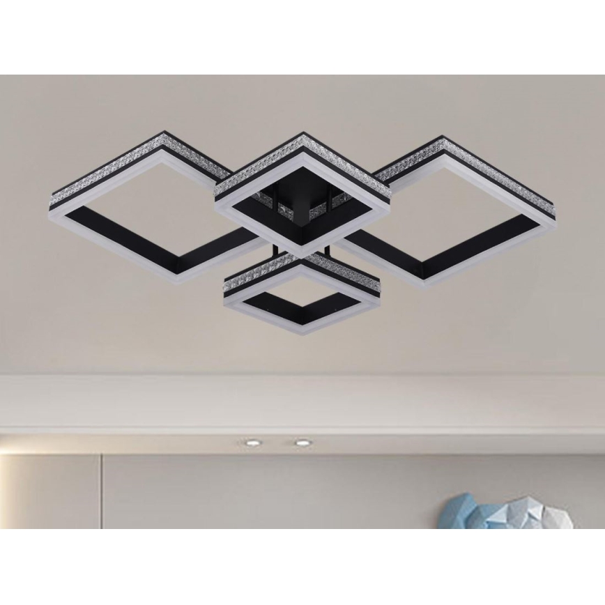 LED dimmējama virsmas uzstādāma griestu lustra LED/175W/230V 3000-6500K + tālvadības pults
