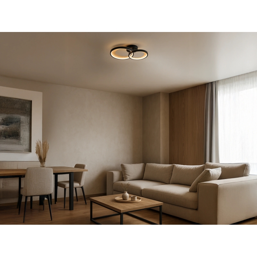 LED dimmējams griestu gaismeklis LED/35W/230V 3000-6500K + tālvadības pults