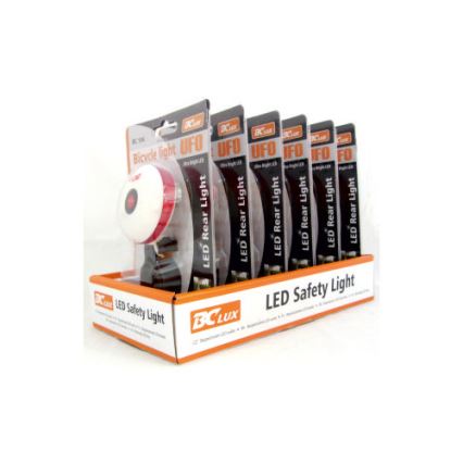 LED Drošības lampa velosipēdiem BCLUX LED/2xAAA