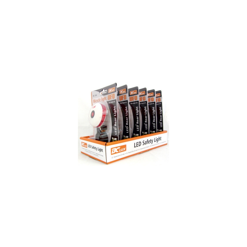 LED Drošības lampa velosipēdiem BCLUX LED/2xAAA