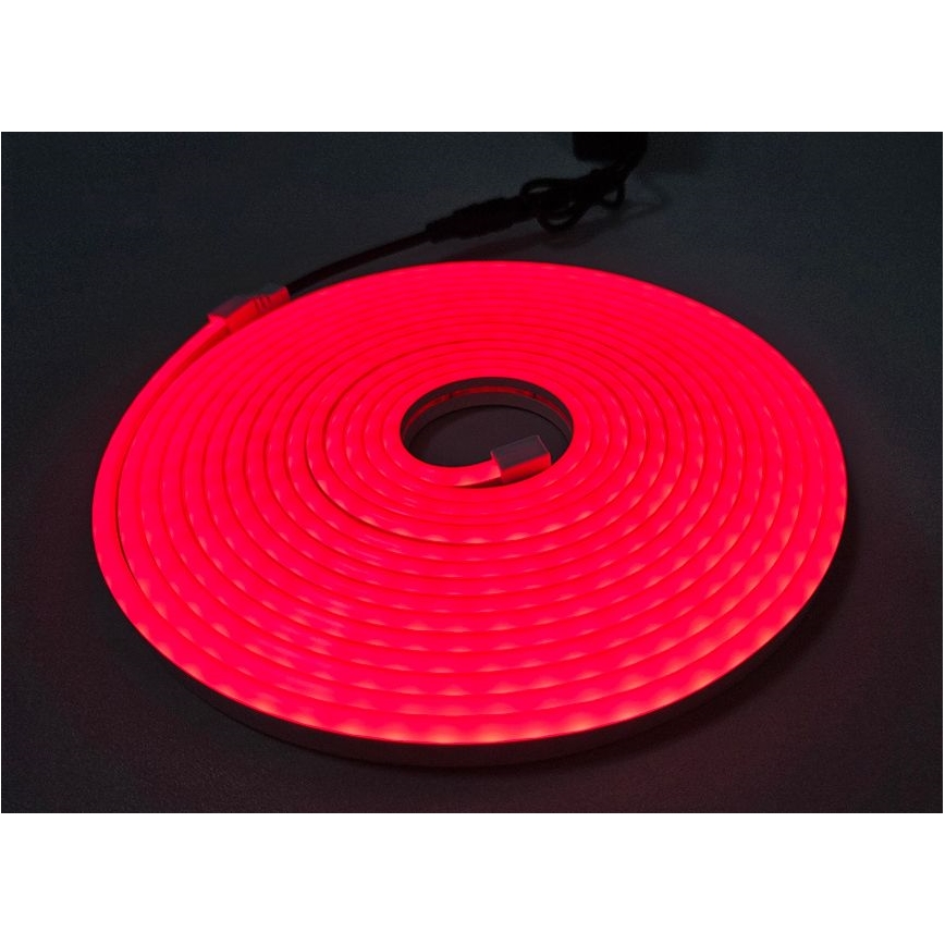 LED Elastīga josla NEON LED/10W/230V 5 m IP65 sarkana