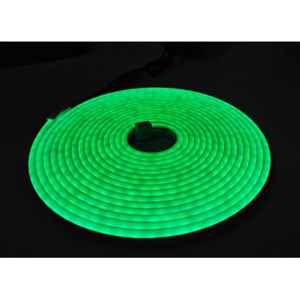 LED Elastīga josla NEON LED/10W/230V 5 m IP65 zaļa