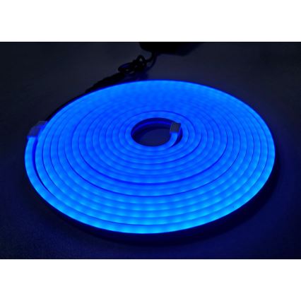 LED Elastīga josla NEON LED/10W/230V 5 m IP65 zila