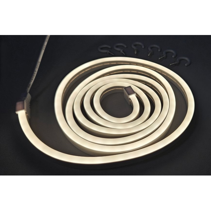 LED Elastīgs josla NEON LED/5V USB 1,8 m balta