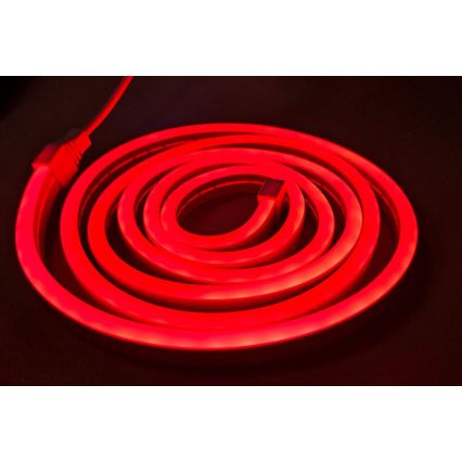 LED Elastīgs josla NEON LED/5V USB 1,8 m sarkana