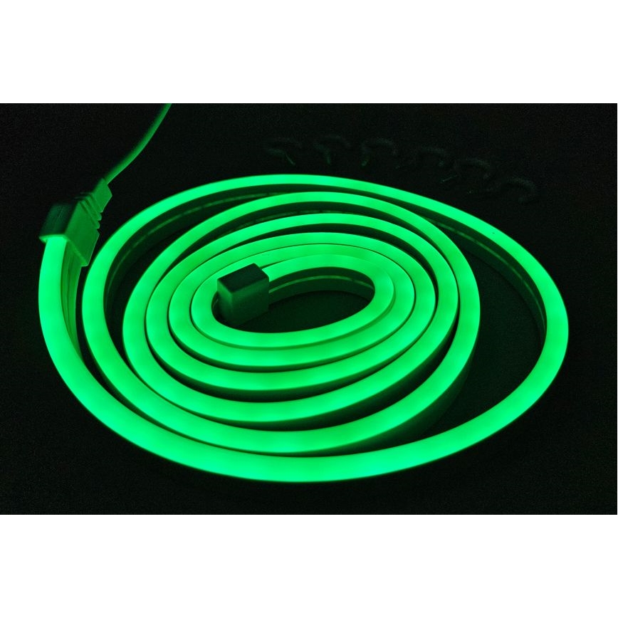 LED Elastīgs josla NEON LED/5V USB 1,8 m zaļa