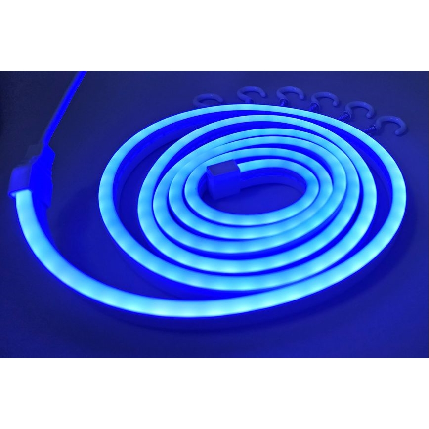 LED Elastīgs josla NEON LED/5V USB 1,8 m zila