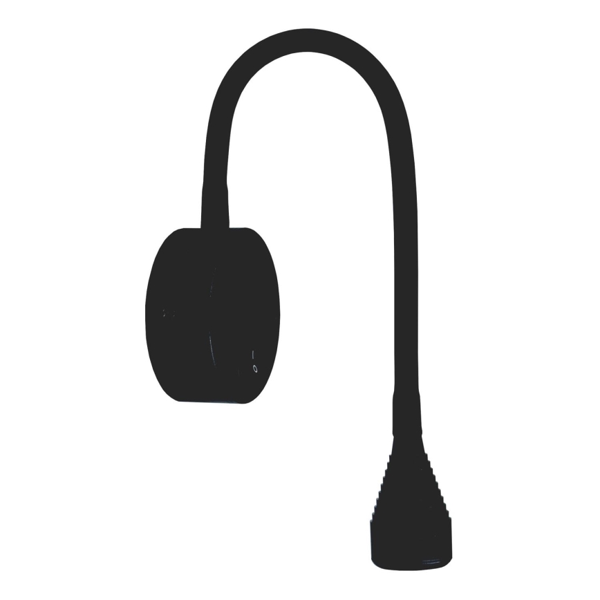 LED Elastīgs maza lampa IONAS LED/3W/230V 3000K melna