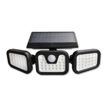 LED elastīgs saules prožektors ar sensoru LED/15W/3,7V 2400 mAh IP54 4500K