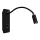 LED Elastīgs wall maza lampa ar USB BASE 1xLED/8W+1xLED/2W/230V melna