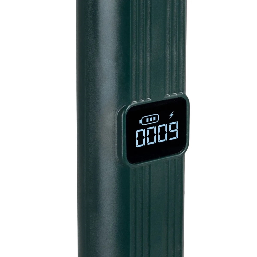 LED Elektriskais kukaiņu slazds 2in1 ar LCD displeju 1200 mAh/5V zaļš