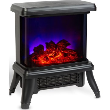 LED elektriskais kamīns ar apkuri, 1500 W, 230 V