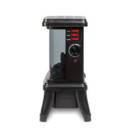 LED elektriskais kamīns ar apkuri, 1500 W, 230 V