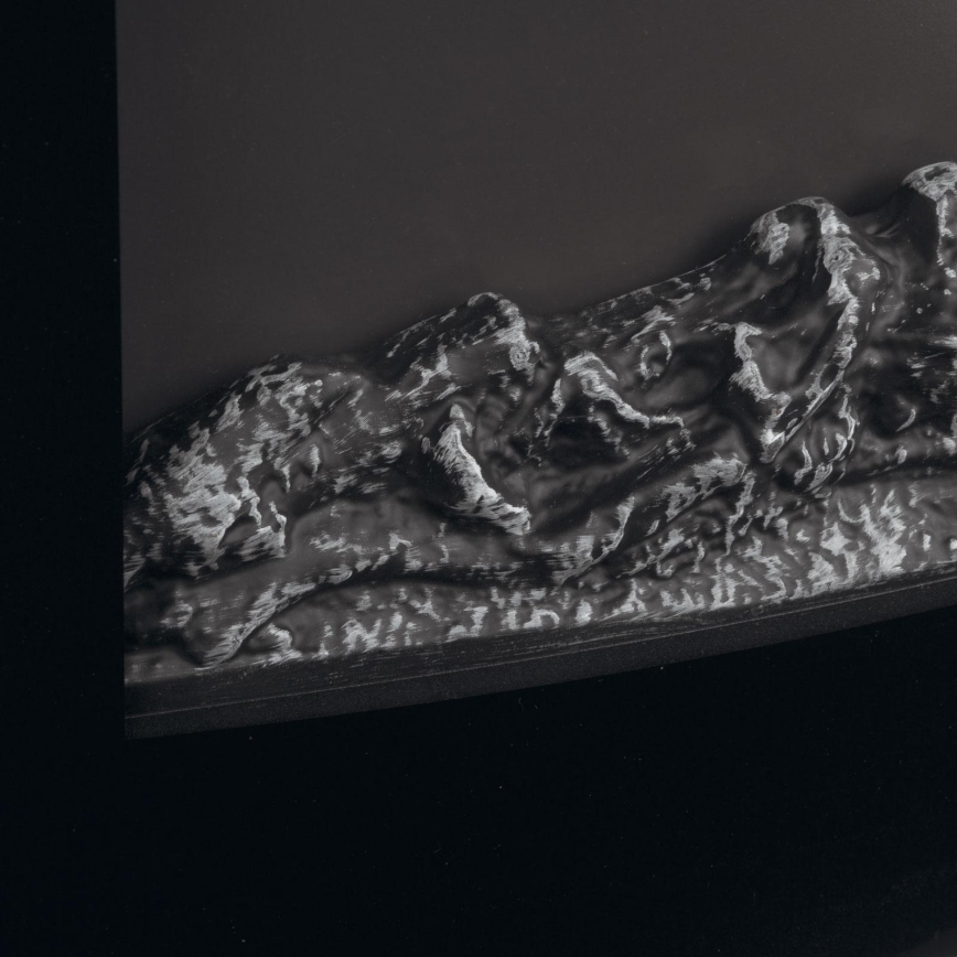 LED elektriskais kamīns ar apkuri LED/2000W/230V + tālvadība