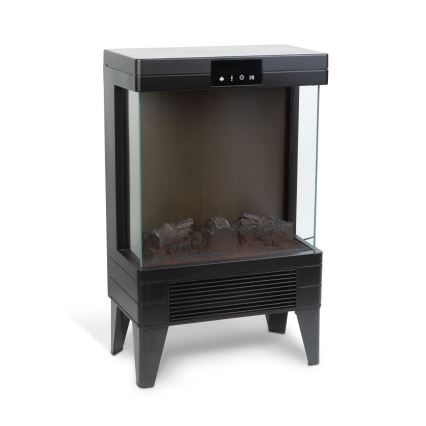 LED elektriskais kamīns ar apkuri LED/2000W/230V + tālvadības pults