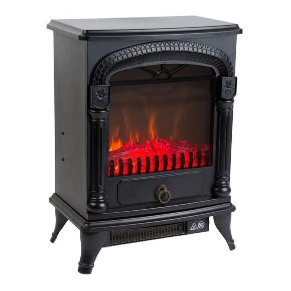 LED Elektriskais kamīns ar sildītāju LED/1950W/230V 51x37 cm