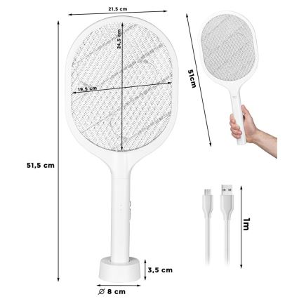 LED Elektrisks insektu slazds 2in1 800 mAh/5V