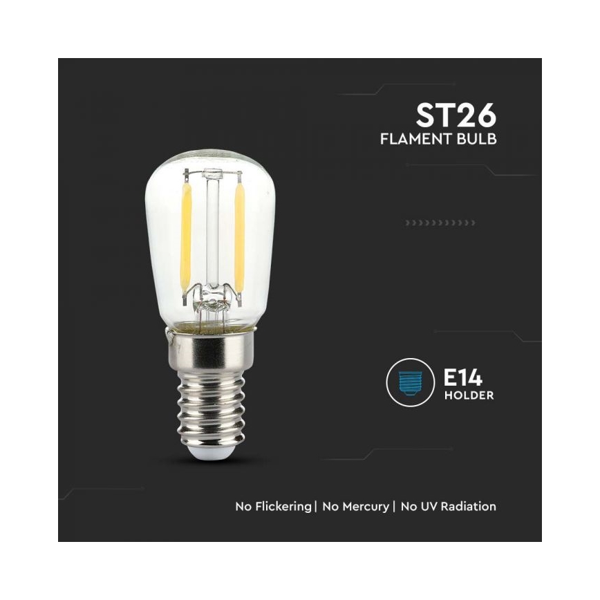 LED filamenta spuldze ST26 E14/2W/230V 3000K